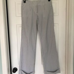 J.Crew seersucker trousers